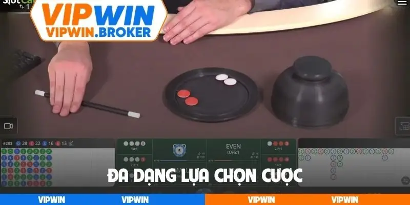 Đa dạng lựa chọn cược
